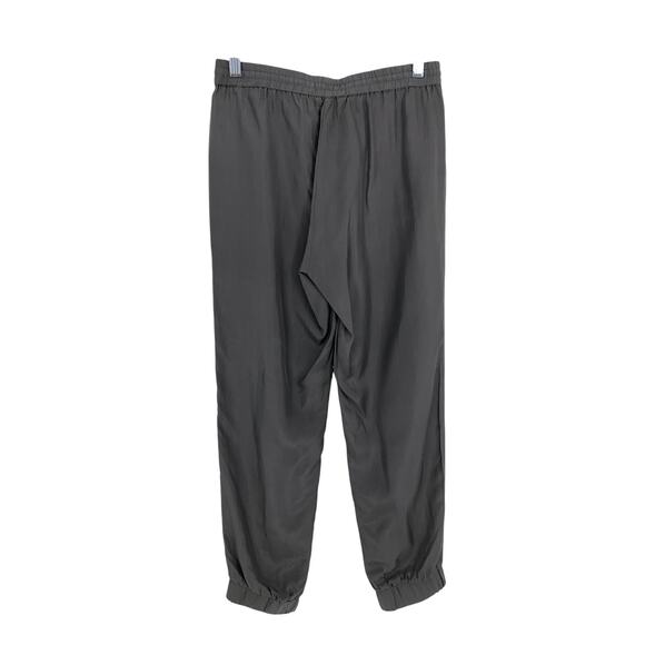 Beautiful People Silk Jogger Pants Womens Size Small Dark Gray Pull On *READ - Picture 5 of 7